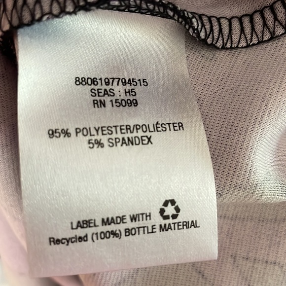 Covington Cap Sleeve Purple And Black Flare Dress, Size Large - Picture 9 of 9